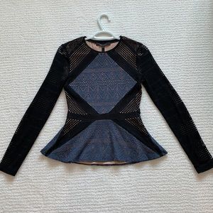 BCBG Maxazria formal top/blouse. Size XS.